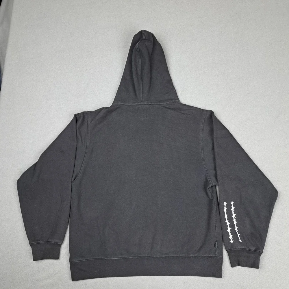 Vans Elijah Berle Hoodie Mens Small Black Loose Fit Sweater Skater Grunge Street